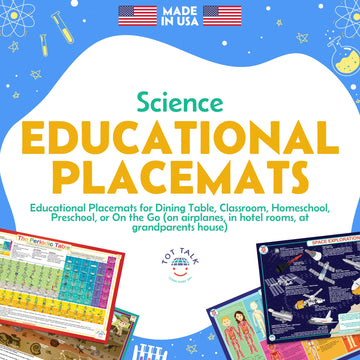 Tot Talk Solar System Educational Placemat For Kids