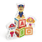 Melissa & Doug PAW Patrol Wooden ABC Block Truck (33 Pieces) - Sort And Stack Toys, Alphabet Blocks For Toddlers, Vehicle Toys F