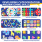 LYLIN Busy Board Montessori Toys for 1 2 3 4 Years Old, Toddler Busy Book Sensory Board, Preschool Learning Educational Activiti