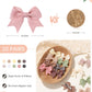 Jollybows 20Pcs Baby Hair Clips Girls Bows 2' Mini Ribbon Alligator Clip Toddler Pigtail Bow Fine Hair Clip