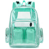 Yusudan Clear Diaper Bag Backpack for Baby Girls Boys, Mom Nappy Changing Bags for Women (Mint Green)