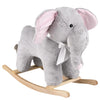 Ellis Elephant Rocker Ride on Toy, Animal Toys Toddler Rocker, Stuffed Jungle Animal Rockers for Babies and Toddlers, Stuffed Ro