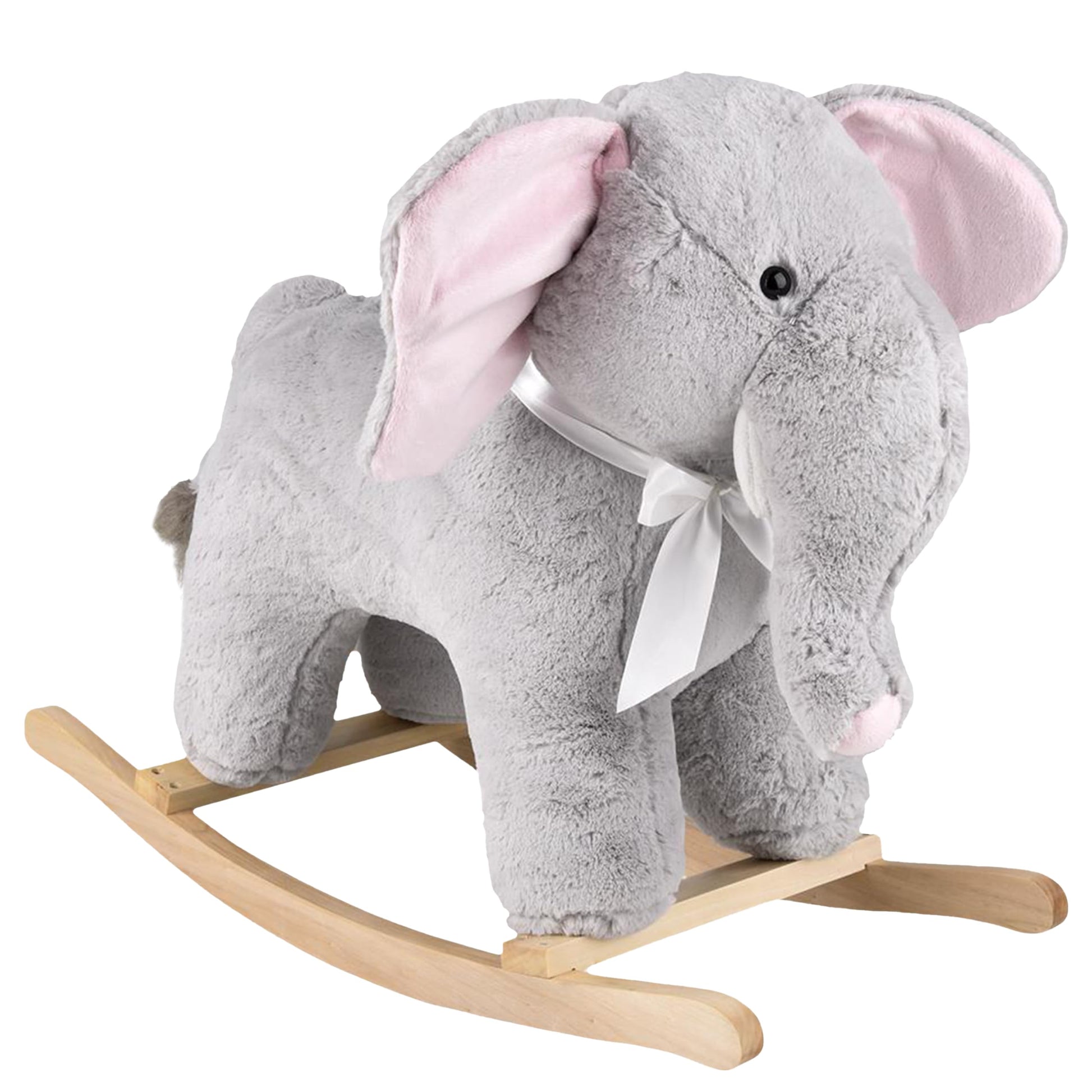Ellis Elephant Rocker Ride on Toy, Animal Toys Toddler Rocker, Stuffed Jungle Animal Rockers for Babies and Toddlers, Stuffed Ro