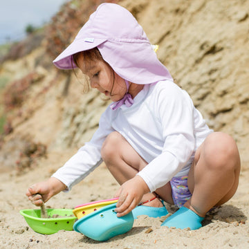 I Play Girls Reusable Absorbent Baby Swim Diapers Violet Rainbows 6 Months