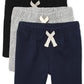 The Children'S Place Baby Boys And Toddler French Terry Shorts, Black/Smoke Gray/New Navy 3 Pack, 5T Us