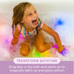 Glo Pals Alex Bath & Bedtime Bundle - Light Up Bath Toy with 1 Interactive Book, 2 Light Cubes & 1 Magic Magnifier - Toddler Bat