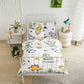 Pinkmemory Dinosaur Toddler Bedding Set For Big Boys Girls 5 Piece Cute Dinosaur Toddler Bedding Comforter Set Kids Crib Bedding