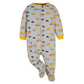 Gerber Baby Boy'S 4 Pack Sleep 'N Play Footie, Transportation Zone, 0-3 Months