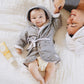 Burt'S Bees Baby Infant Hooded Robe Organic Knit Terry Unisex Bathrobe, Newborn Bath Essentials, Unisex Boys And Girls, Size 0-9