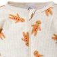 Gerber Baby Unisex 2-Pack 2-Way Zip Textured Sleep 'N Play, Gingerbread Man, 0-3 Months