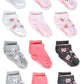 Cherokee Little Girls 12 Pack Shorty Socks