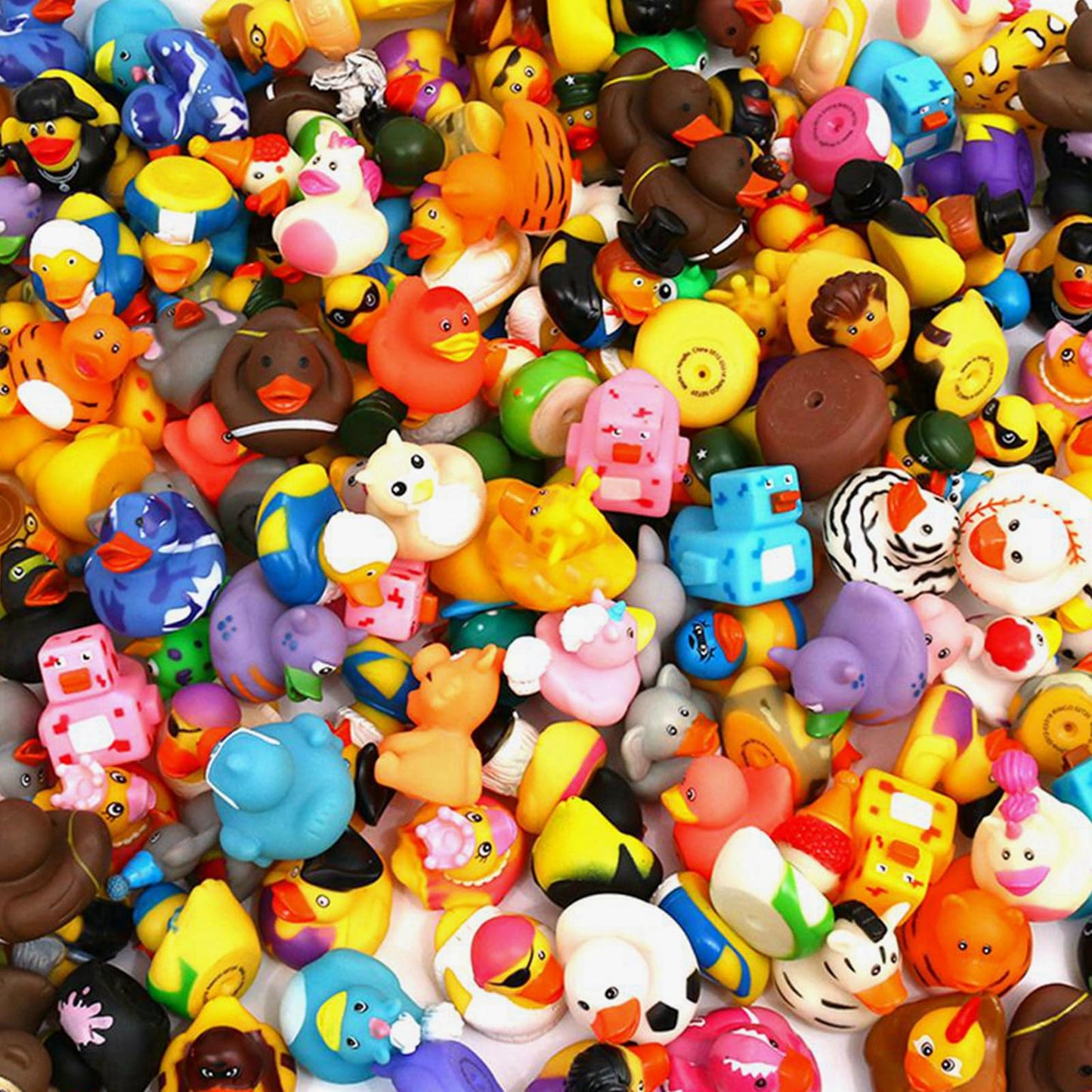 XY-WQ Rubber Duck 150 Pack for Jeeps Bath Toy Assortment - 2.3 Inch Bulk Floater Duck for Kids - Baby Showers Accessories - Part