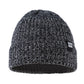 Simple Knitted Baby Beanie Hip-Hop Boys Winter Hat Toddler Kids Bonnet For Girl 0-5Y (Black+Khaki, M)