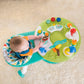Bright Starts Around We Go 2-in-1 Walk-Around Baby Activity Center & Table, Tropic Cool, Ages 6 Months+