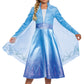 Disguise Disney Elsa Frozen 2 Deluxe Girls' Halloween Costume ,Medium (7-8), Blue