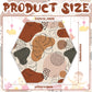 Funtery Woodland Animals Hexagon Playpen Mat Baby Play Mat Foldable Soft Nursery Rug Portable Baby Playmat Washable Comfortable