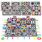 Teytoy Tummy Time Floor Mirror, Double High Contrast Play And Pat Activity Mat Black And White Baby Crinkle Toys With Teether, G
