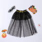 Twopumpkin Toddler Kids Little Girl Halloween Costumes Fariy Witch Sparkle Cape Glitter Cloak Baby Princess Party Outfit (Sparkl