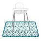 Bapronbaby Shark Attack Splash Mat - Waterproof Catch-All For Under High Chairs, Floors, Tables, Playtime Or Arts & Crafts - Mac