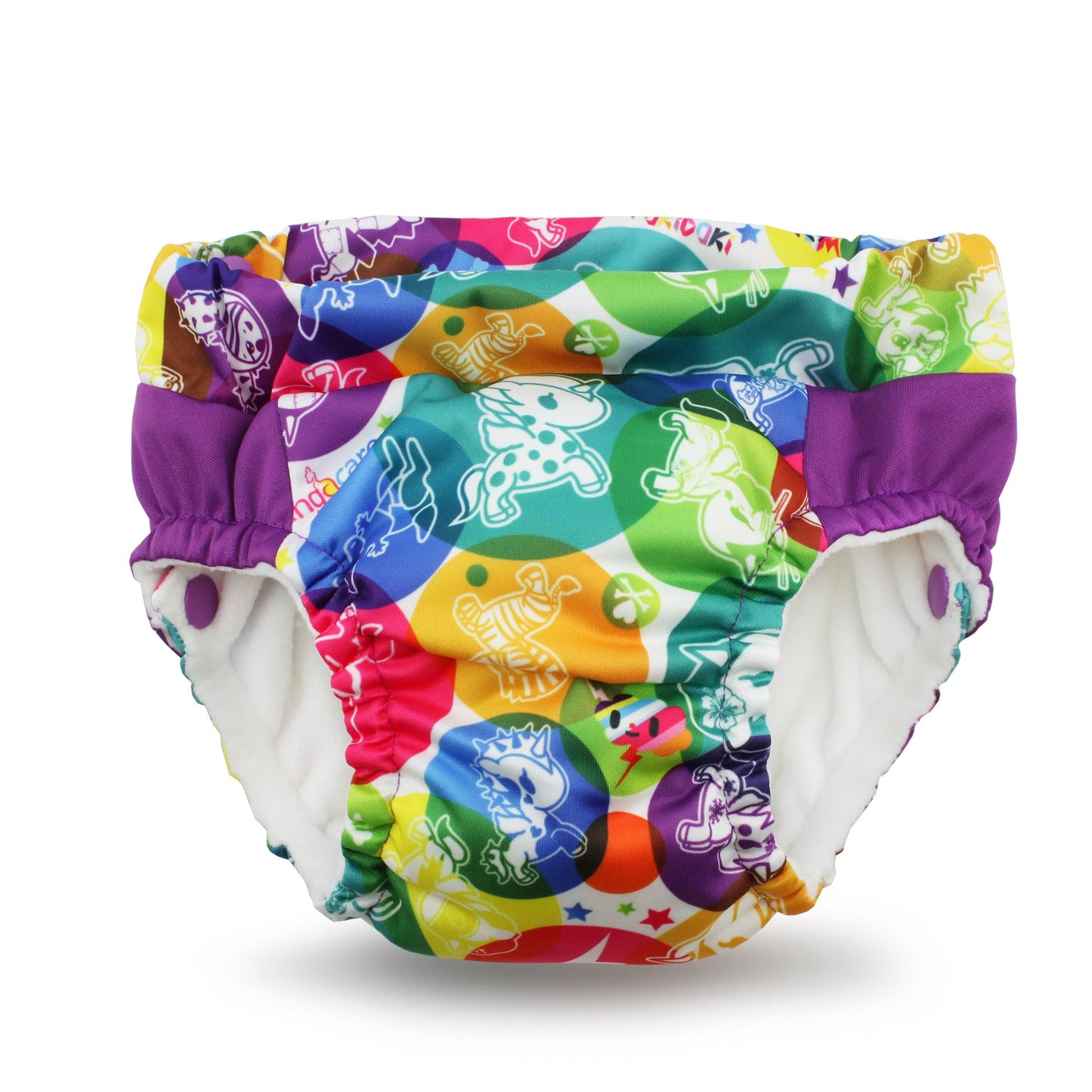 Kanga Care Lil Learnerz Reusable Swim and Toilet Training Pants (XSmall - tokiCorno & Sherbert)