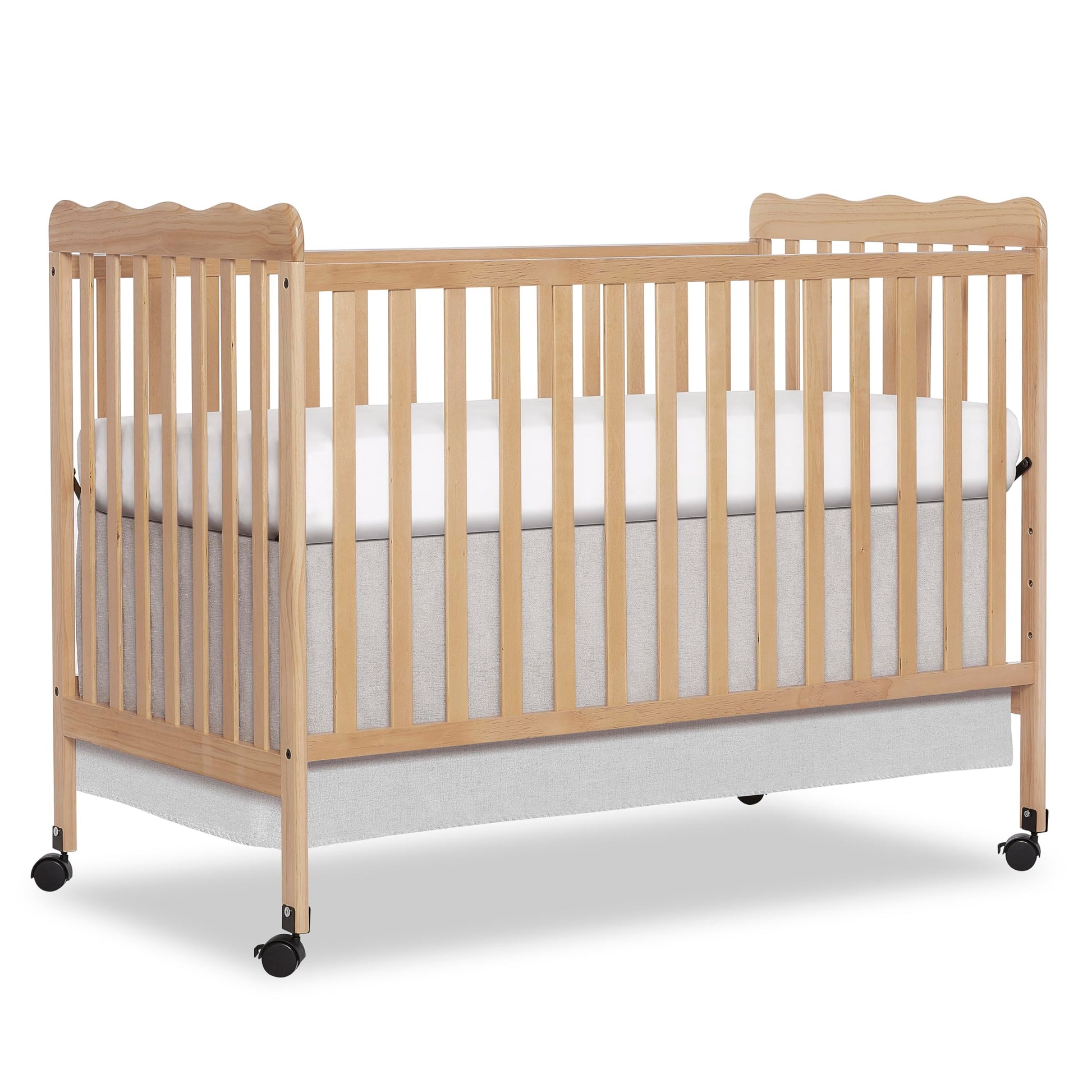 Dream On Me Carson Classic 3-in-1 Convertible Crib in Barnwood Natural, Greenguard Gold & Baby Safety Alliance Certified, with L