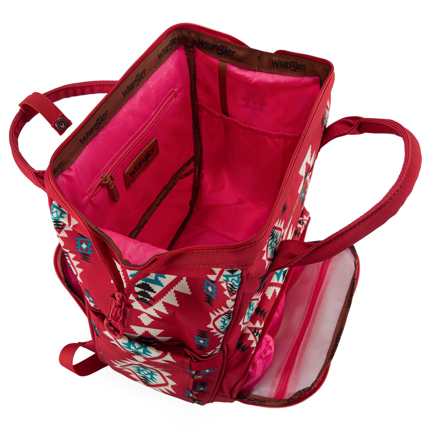Montana West Wrangler Callie Diaper Bag Backpack With Stroller Straps Multifunction Baby Travel Bag Wg2204-9110Bdy