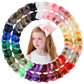 30Pcs Big 6 Inch Hair Bows For Girls Grosgrain Ribbon Toddler Hair Accessories With Alligator Clips For Toddlers Baby Girls Kids