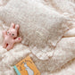 Bulutu 100% Cotton Muslin Kids Toddler Pillowcase Standard Size, 28'X18', Cute Rabbit Pattern Toddler Boys Girls Pillow Cases