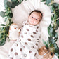 Moya Baby Gift Box - Newborn Keepsake Box For Boy And Girl, Baby Clothes, Knotted Gown And Swaddle Blanket, Baby Shower Gifts Se