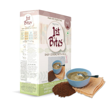 Pristine 1St Bites Baby Cereal 300G | Baby Food (624 Months) Stage1, Organic Ragi | Infant Food
