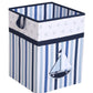 Bacati Collapsible Storage Hamper, Little Sailor, Blue/Navy, One Size