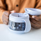 Ubbi Tweat No Spill Snack Container for Kids, BPA-Free, Toddler Travel Cup, Cloudy Blue