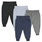 Gerber Baby Boys' 4-Pack Microfleece Pants, Navy/Gray, Newborn