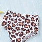Toddler Infant Baby Girls Swimsuit Leopard Tassels Bikini Two Pieces Bathing Suit Summer Beach Outfits Set (Leopard, 2T)