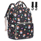 Dezcrab Dog Baby Diaper Bag Backpack for Women, Large Capacity Waterproof Maternity Travel Nappy Backpacks with Stroller Straps