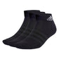Adidas Unisex C Spw Ank 3P Cotton Black Ankle Socks S