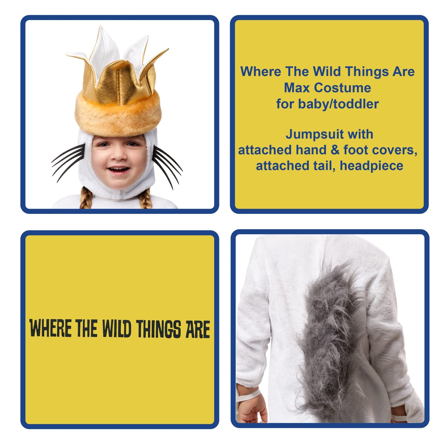 Rubie'S Baby Boys Where The Wild Things Are Max Costumes, As Shown, 2T Us