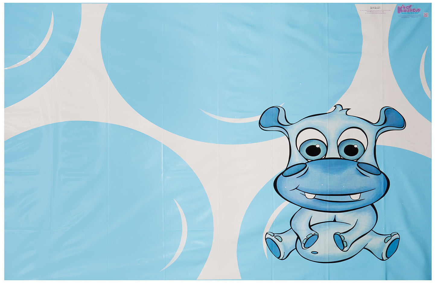 Kidkusion High Chair Splat Mat, Hippo