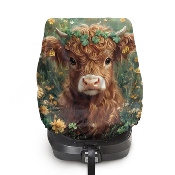 NDISTIN Cattle Baby Car Seat Sunshade Cover Sunflower Baby Seat Sunshade Cover Protects Your Baby Seat from The Sun Heat and Eli