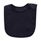 Hudson Baby Unisex Baby Rayon From Bamboo Terry Bibs, Black White, One Size