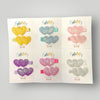 Sparkling Heart Hair Clips