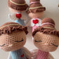 Handmade Crochet Angel Rattle – Organic Cotton Soft Baby Toy