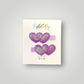 Sparkling Heart Hair Clips