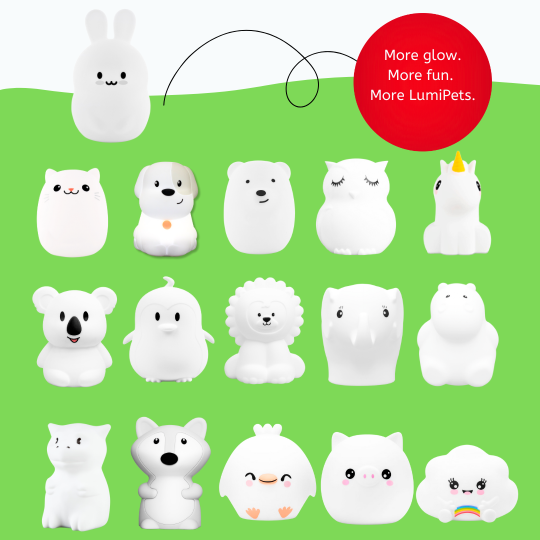 LumiPets® Baxter the Bunny- Children's Touch Night Light