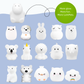 LumiPets® Honey the Hippo- Children's Touch Night Light