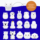 LumiPets® Eggbert the Elephant- Children's Touch Night Light
