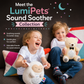 Lumipets Bear with Sound  Nursery Night Light & Sound Soother for Babies