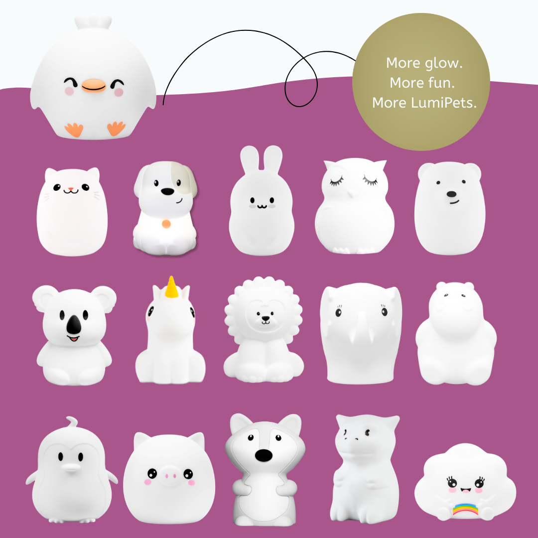 LumiPets® Clara the Chicken- Children's Touch Night Light