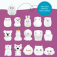 LumiPets® Pebbles the Penguin- Children's Touch Night Light