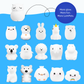 LumiPets® Opal the Owl- Children's Touch Night Light
